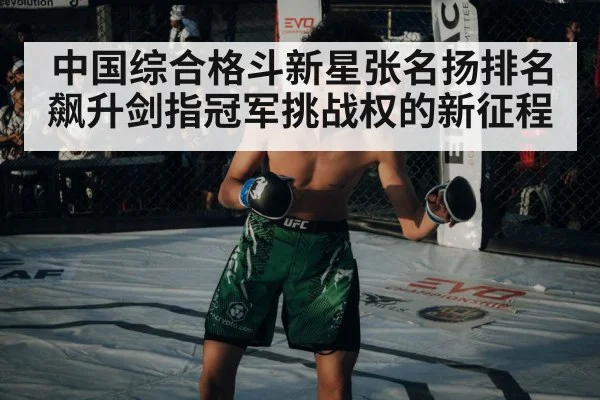 中国综合格斗新星张名扬排名飙升剑指冠军挑战权的新征程